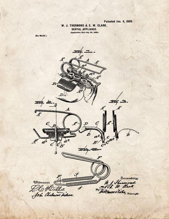Patent Blueprint 4151 1 12 A4 Photo Print