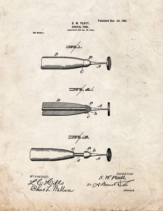 Patent Blueprint 4154 1 12 A4 Photo Print