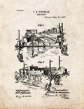 Patent Blueprint 4166 1 12 A4 Photo Print