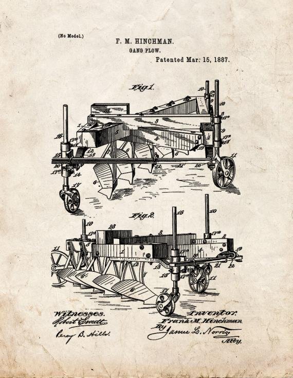Patent Blueprint 4166 1 12 A4 Photo Print