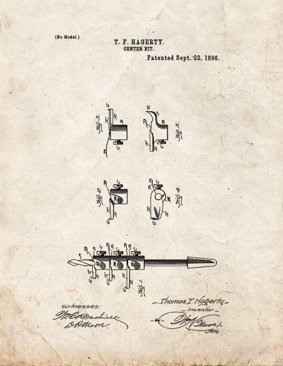 Patent Blueprint 4167 1 12 A4 Photo Print