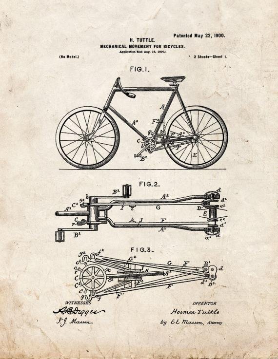 Patent Blueprint 4170 1 12 A4 Photo Print