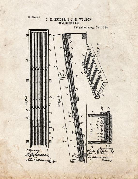 Patent Blueprint 4185 1 12 A4 Photo Print