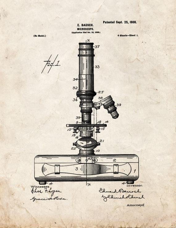 Patent Blueprint 4190 1 12 A4 Photo Print