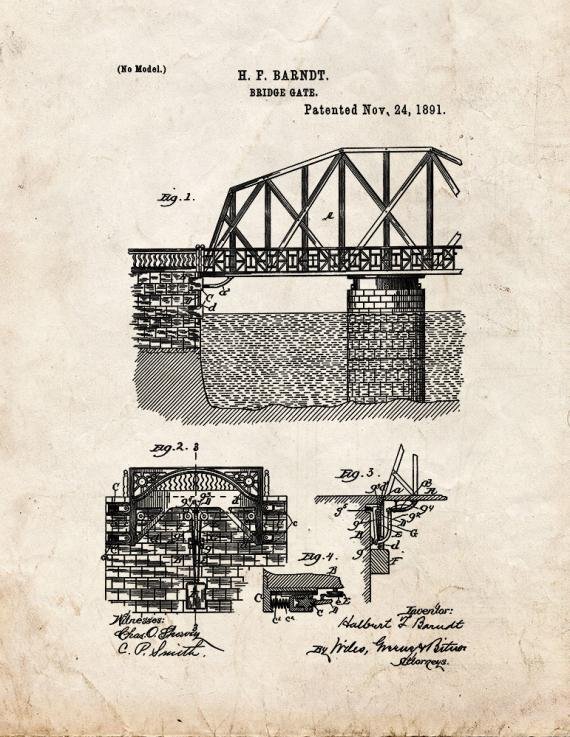 Patent Blueprint 4199 1 12 A4 Photo Print
