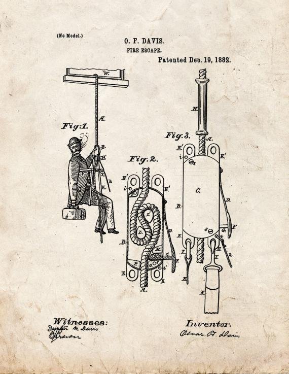 Patent Blueprint 4223 1 12 A4 Photo Print