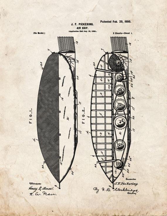 Patent Blueprint 4224 1 12 A4 Photo Print