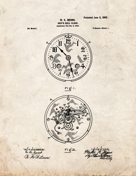 Patent Blueprint 4226 1 12 A4 Photo Print