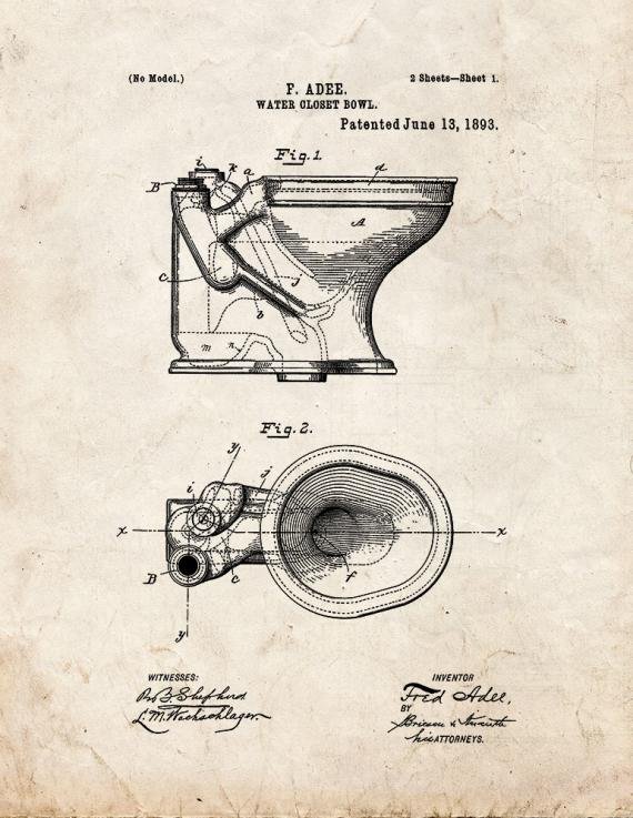 Patent Blueprint 4232 1 12 A4 Photo Print