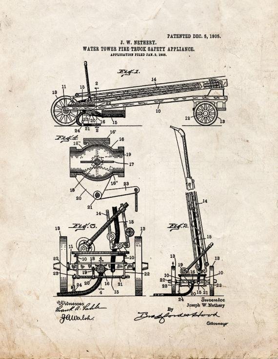 Patent Blueprint 4239 1 12 A4 Photo Print