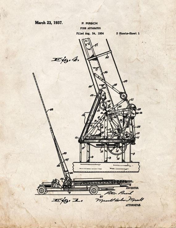 Patent Blueprint 4240 1 12 A4 Photo Print