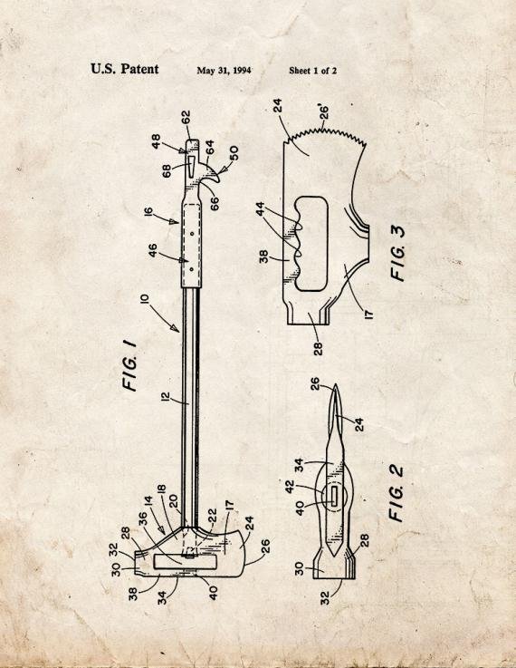 Patent Blueprint 4243 2 12 A4 Photo Print