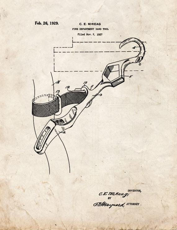 Patent Blueprint 4244 1 12 A4 Photo Print