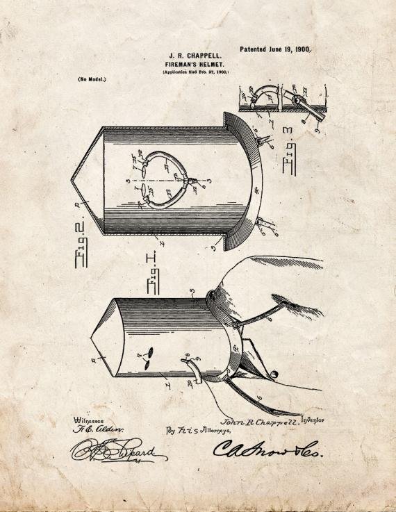 Patent Blueprint 4246 1 12 A4 Photo Print