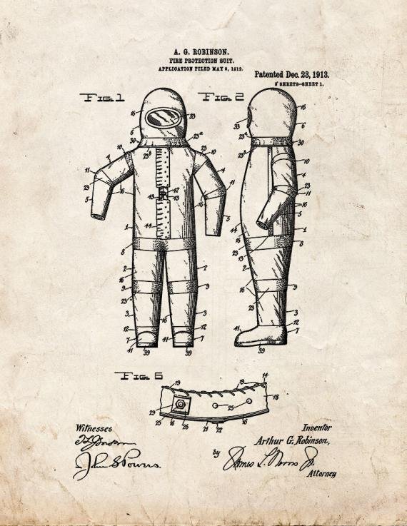 Patent Blueprint 4249 1 12 A4 Photo Print