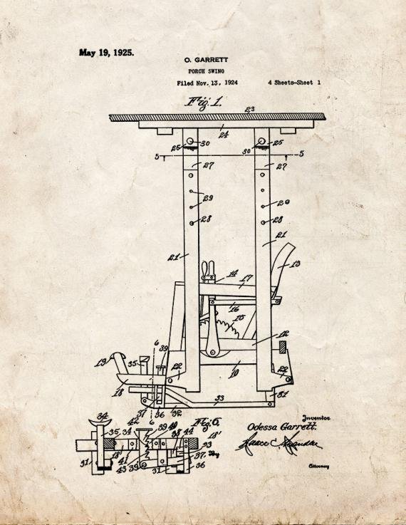 Patent Blueprint 4251 1 12 A4 Photo Print