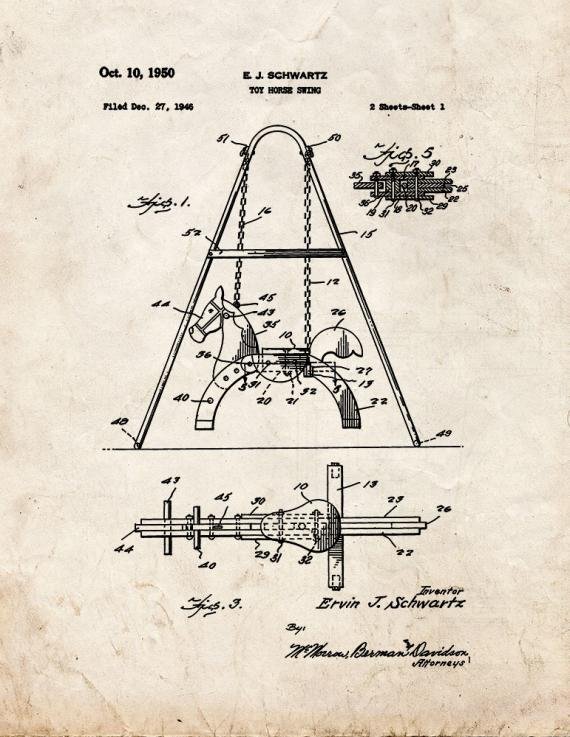 Patent Blueprint 4252 1 12 A4 Photo Print