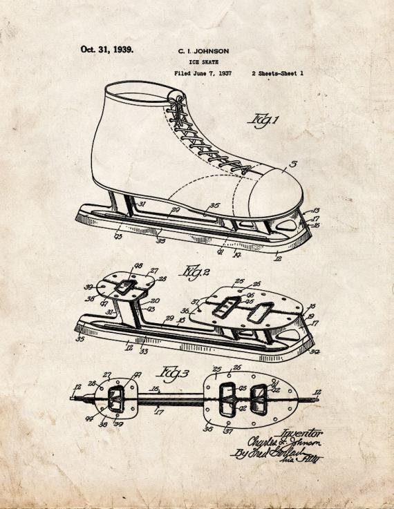 Patent Blueprint 426 1 12 A4 Photo Print