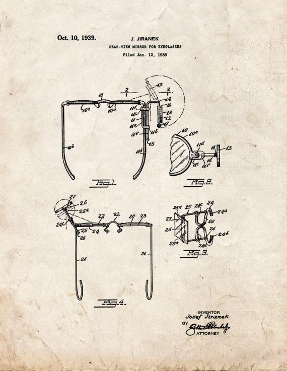 Patent Blueprint 427 1 12 A4 Photo Print