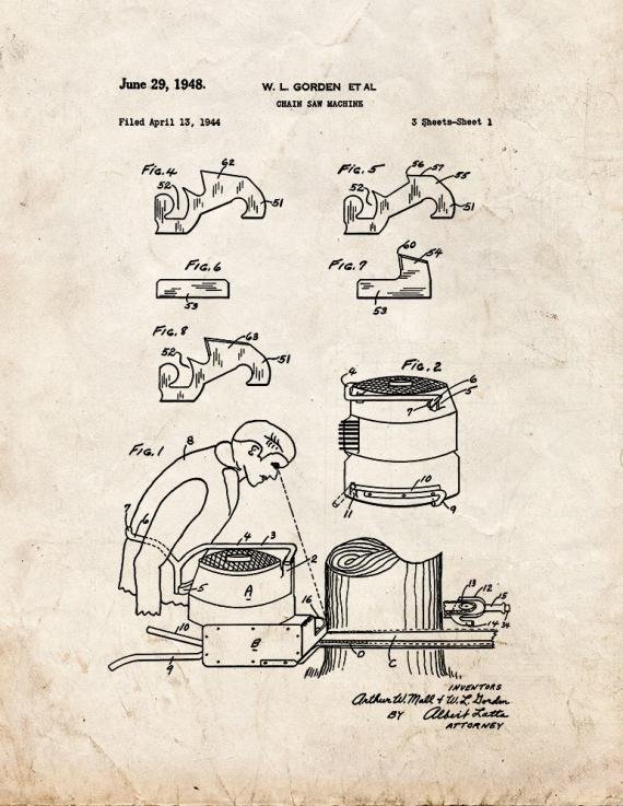 Patent Blueprint 4274 1 12 A4 Photo Print