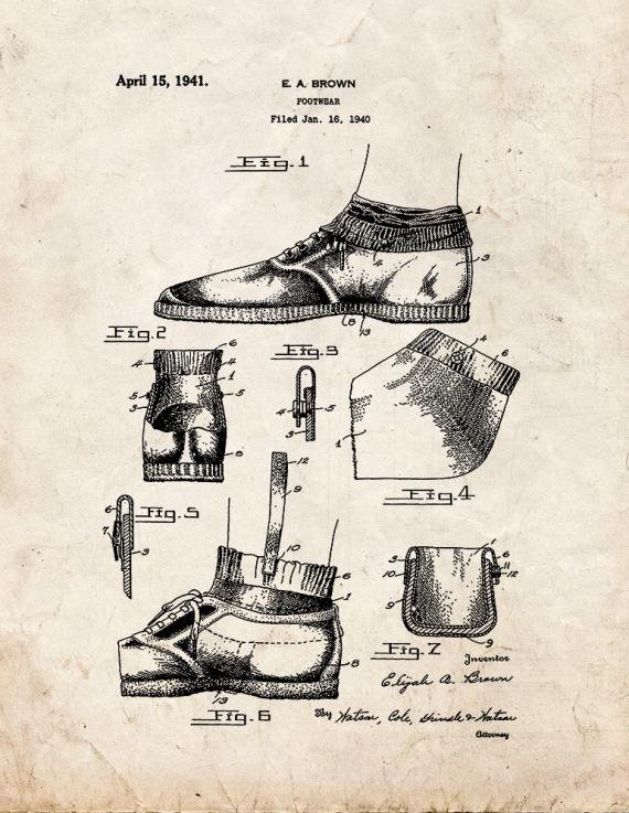 Patent Blueprint 428 1 12 A4 Photo Print