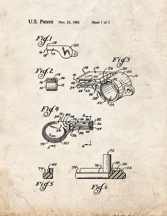 Patent Blueprint 4282 2 12 A4 Photo Print