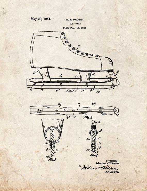 Patent Blueprint 429 1 12 A4 Photo Print