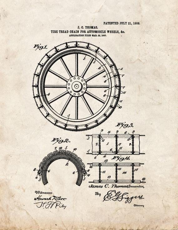 Patent Blueprint 4297 1 12 A4 Photo Print