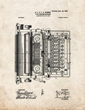 Patent Blueprint 4301 1 12 A4 Photo Print