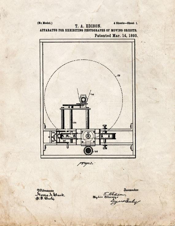 Patent Blueprint 4303 1 12 A4 Photo Print