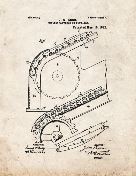 Patent Blueprint 4304 1 12 A4 Photo Print