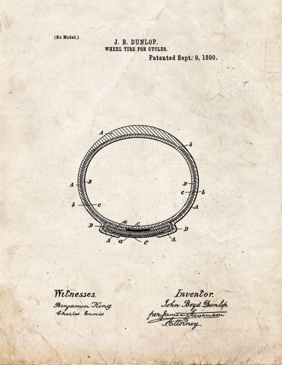 Patent Blueprint 4305 1 12 A4 Photo Print