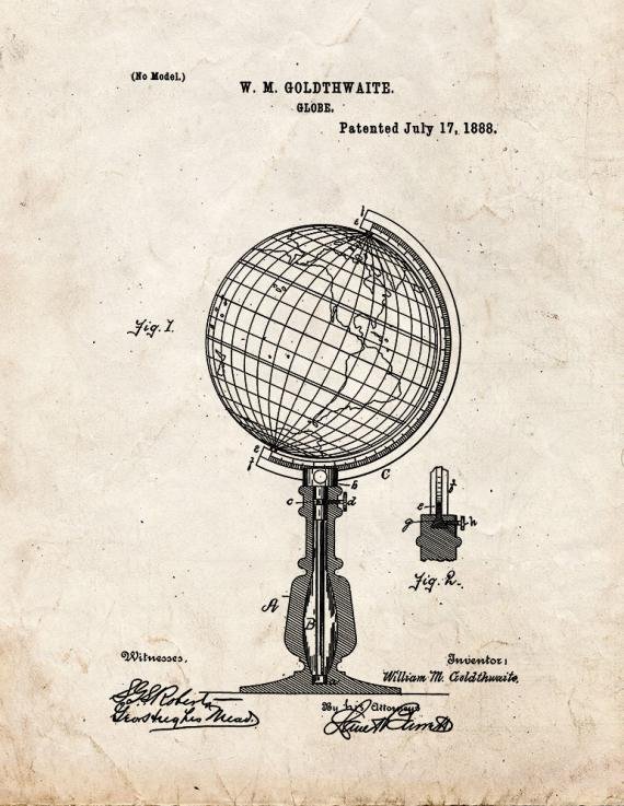 Patent Blueprint 4306 1 12 A4 Photo Print