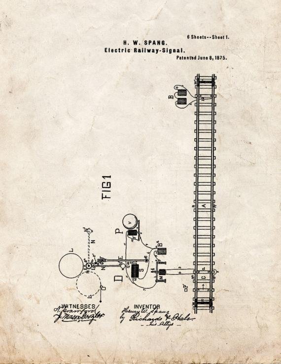 Patent Blueprint 4311 1 12 A4 Photo Print