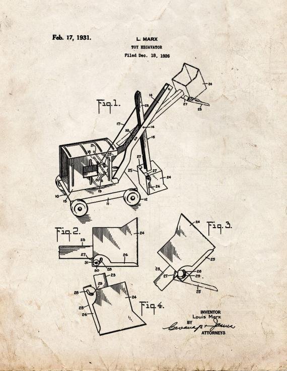 Patent Blueprint 4314 1 12 A4 Photo Print