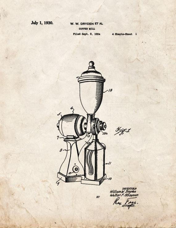 Patent Blueprint 4315 1 12 A4 Photo Print