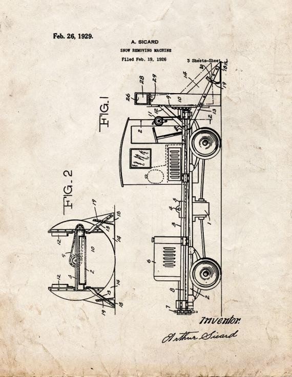 Patent Blueprint 4316 1 12 A4 Photo Print