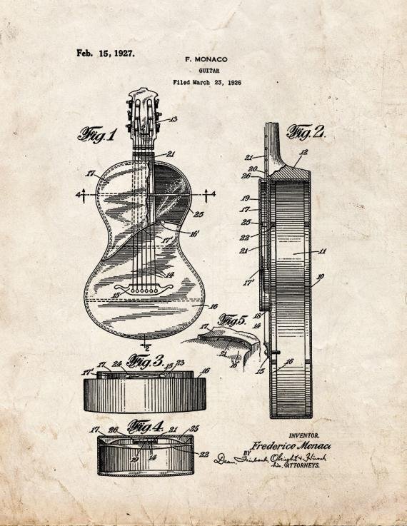 Patent Blueprint 4318 1 12 A4 Photo Print