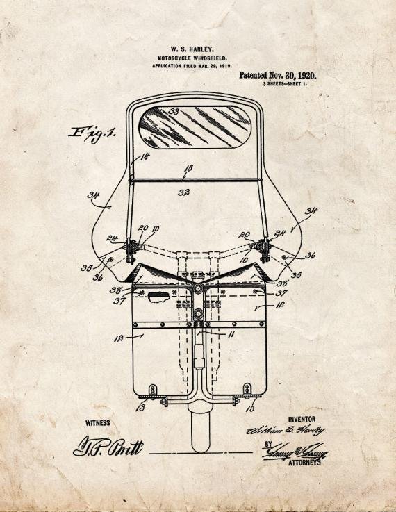 Patent Blueprint 4321 1 12 A4 Photo Print