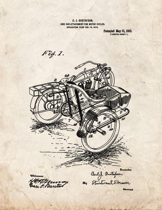 Patent Blueprint 4323 1 12 A4 Photo Print