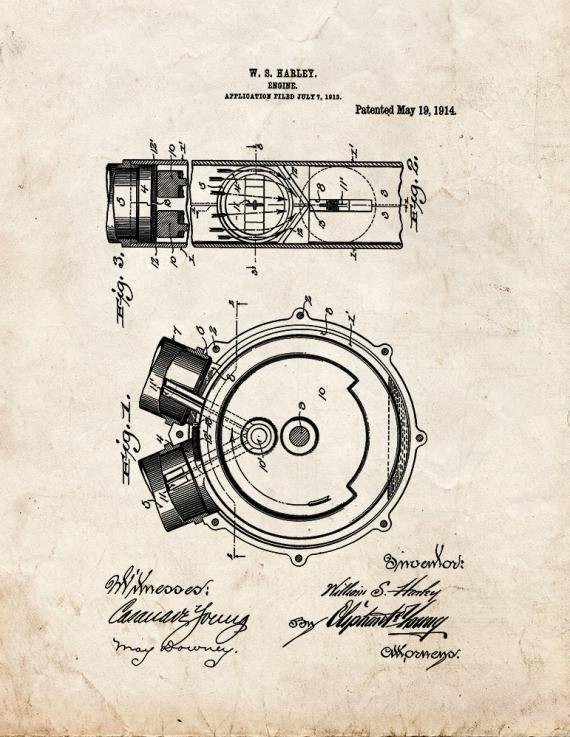 Patent Blueprint 4329 1 12 A4 Photo Print