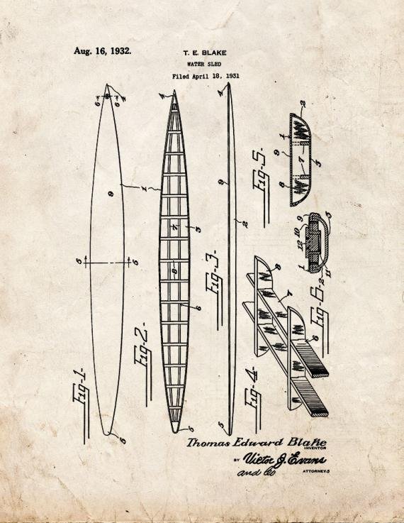 Patent Blueprint 433 1 12 A4 Photo Print