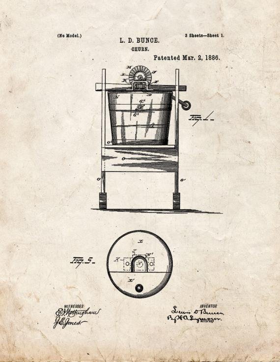 Patent Blueprint 4345 1 12 A4 Photo Print