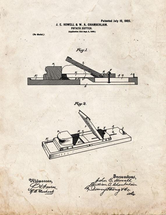 Patent Blueprint 4352 1 12 A4 Photo Print