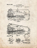 Patent Blueprint 4358 1 12 A4 Photo Print