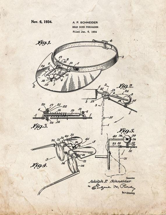 Patent Blueprint 436 1 12 A4 Photo Print