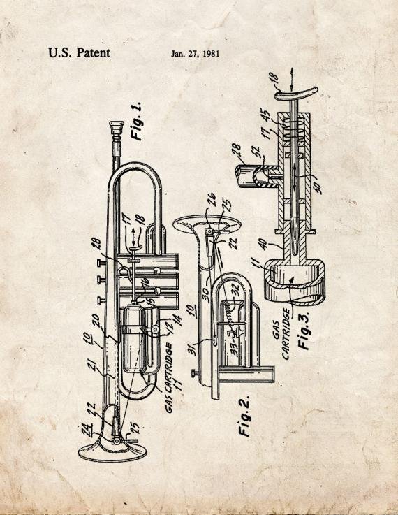 Patent Blueprint 4368 2 12 A4 Photo Print