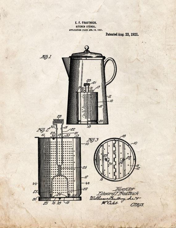 Patent Blueprint 437 1 12 A4 Photo Print