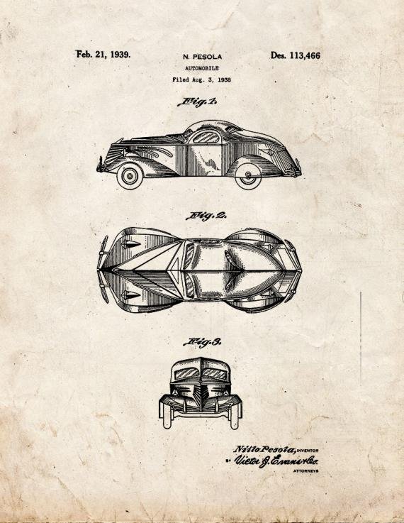 Patent Blueprint 4376 1 12 A4 Photo Print