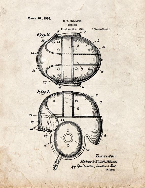 Patent Blueprint 438 1 12 A4 Photo Print